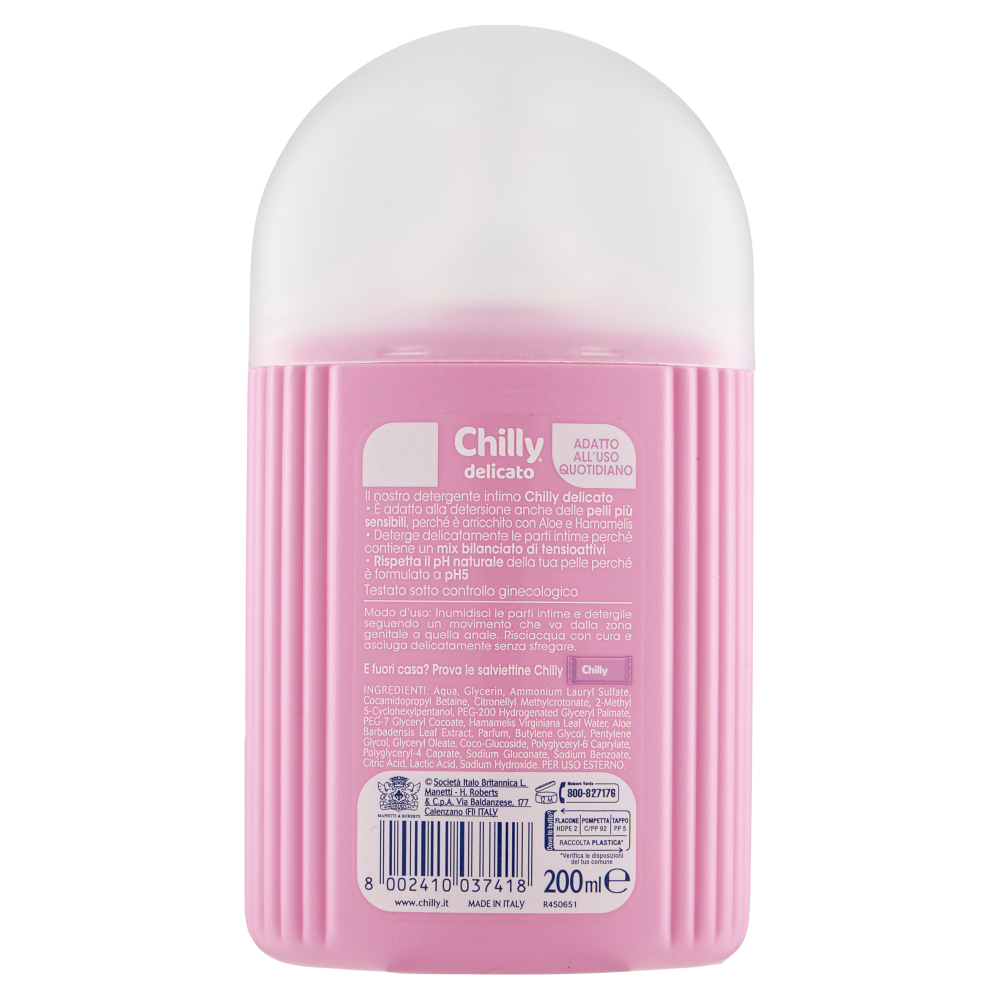 Chilly Delicato Detergente Intimo 200 ml, , large