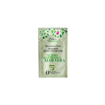 Caddy's Beauty Green Maschera Viso Idratante Effetto Filler 10 ml