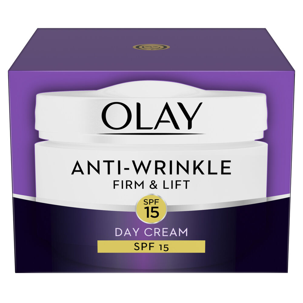 Olay Crema Viso Giorno Antirughe Idratante Anti-Età SPF 15 50 ml, , large