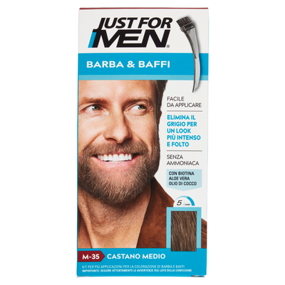 Just For Men Barba & Baffi M-35 Castano Medio
