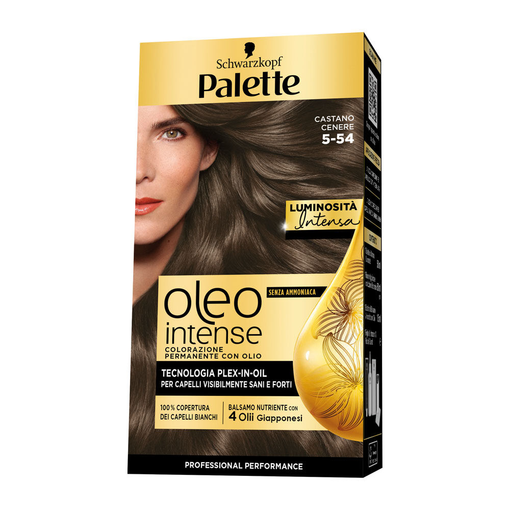 Palette Oleo Intense Colorazione Permanente Castano Cenere N.5.54 - -