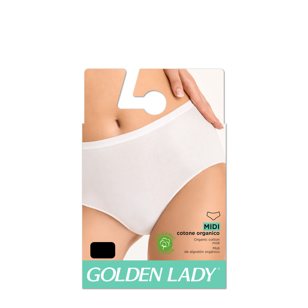 Golden Lady Slip Cotone Nero Taglia 2-S - -