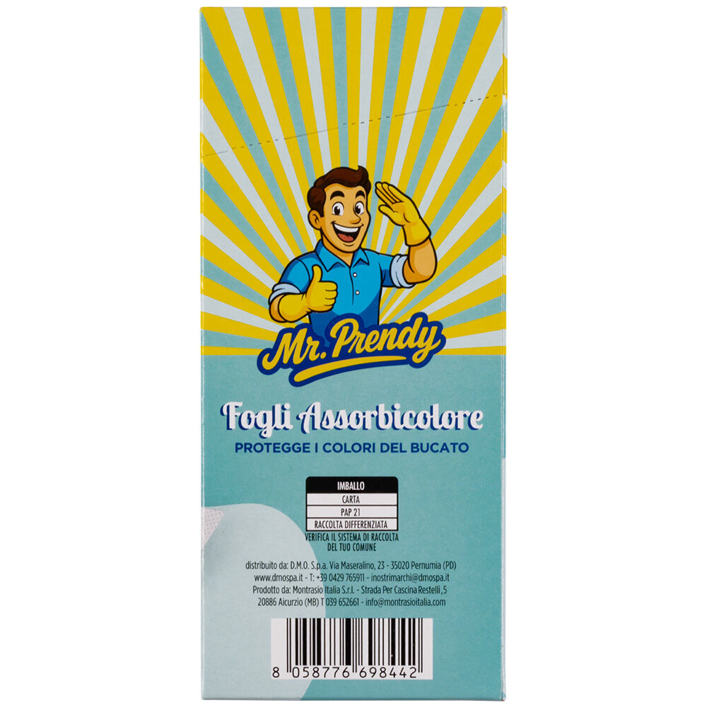 Mr.Prendy Fogli Assorbicolore 50 Pezzi, , large