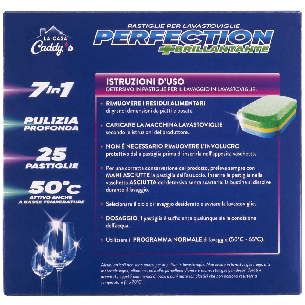 Caddy's Tabs Lavastoviglie Perfection 25 Pezzi , , large