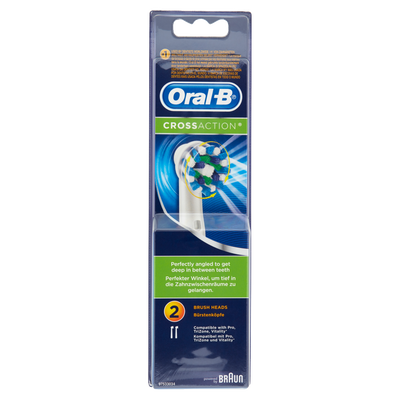 Oral-B Ricarica Elettrico Crossaction 2 Pezzi