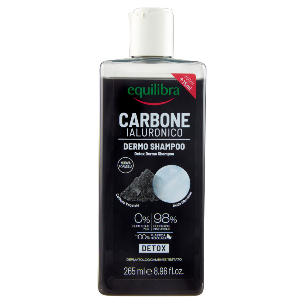Shampoo Equilibra Carbone Ialuronico 265 ml, , large