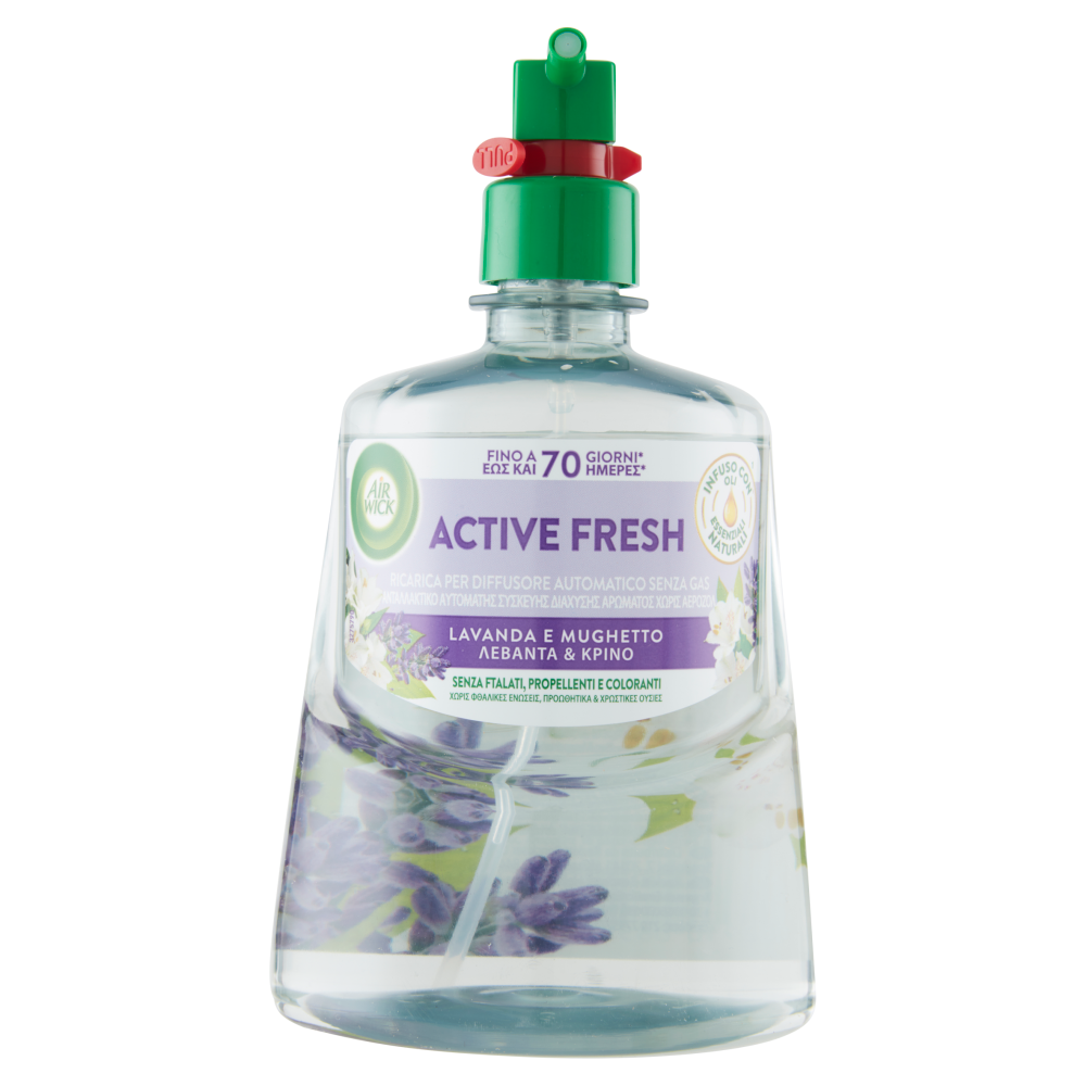 Air Wick Active Fresh Ricarica per Diffusore Automatico Lavanda 228 ml, , large