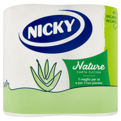 Nicky Nature Asciugatutto 2 Rotoli	