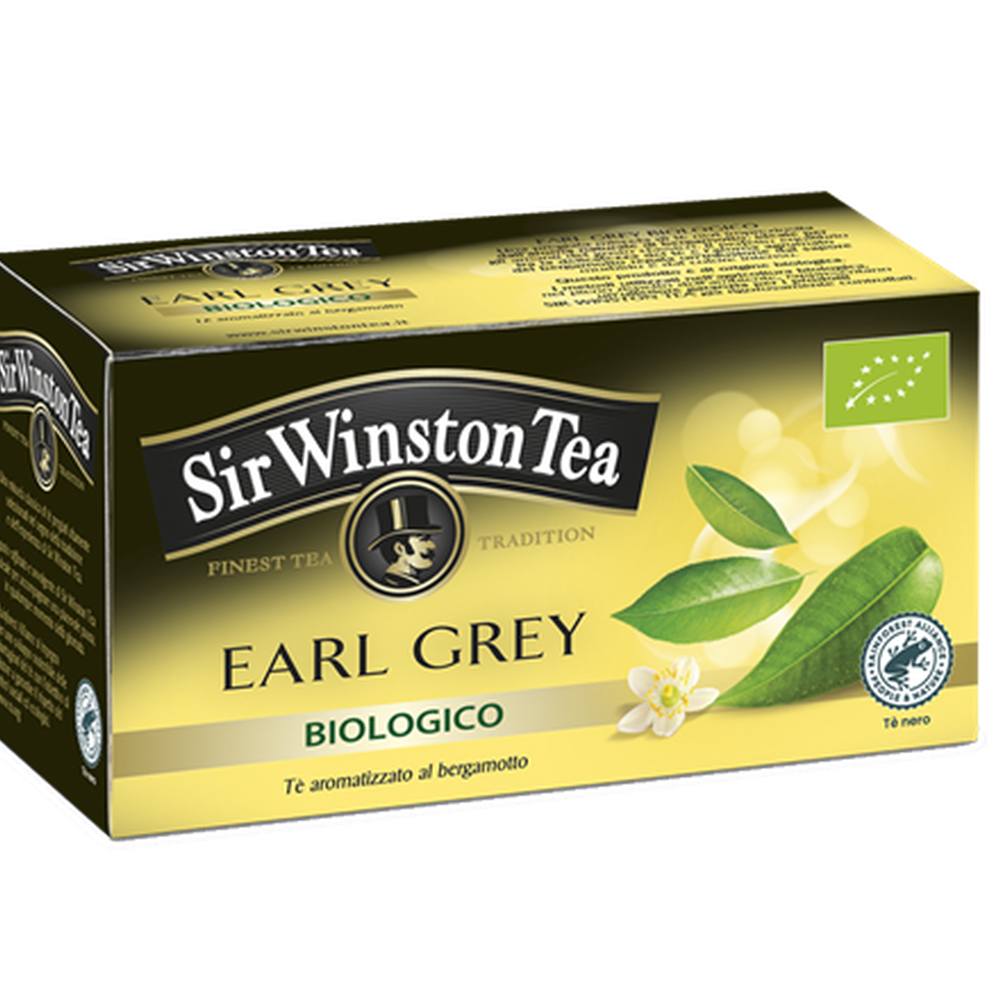 Sir Winston T&egrave; Nero Earl Grey Bio 20 Bustine, , large