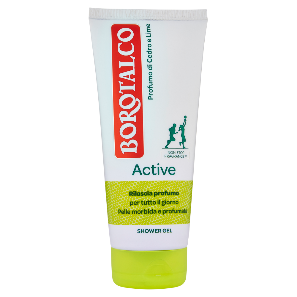 Borotalco Active Shower Gel Profumo di Cedro e Lime 200 ml, , large