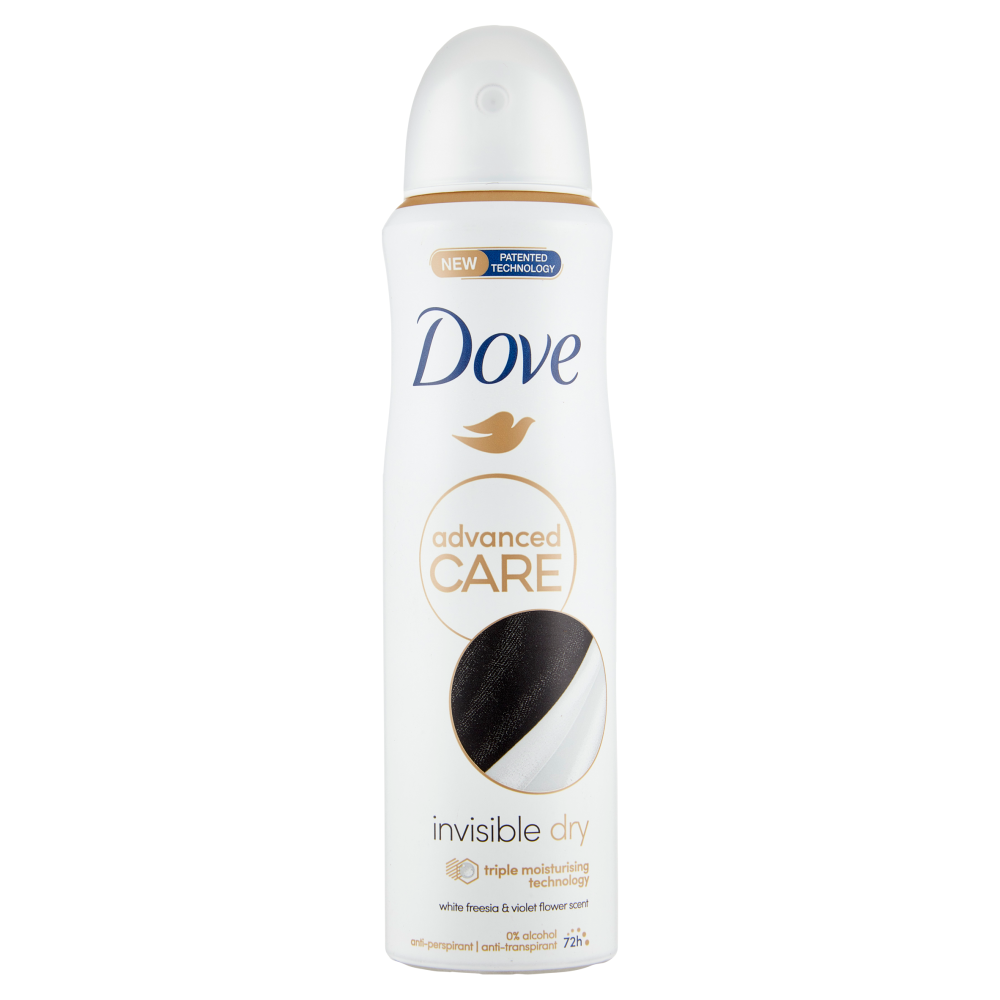 Dove Ddvanced Care Invisible Dry 150 ml, , large
