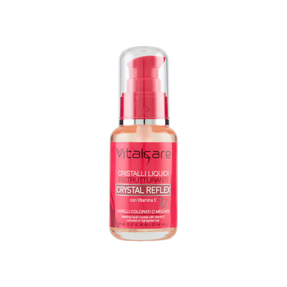 Vitalcare Professional Crystal Reflex Cristalli Liquidi Ristrutturanti Capelli Colorati Meches 50 ml, , large