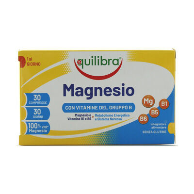 Equilibra Magnesio con Vitamine del Gruppo B 30 Compresse