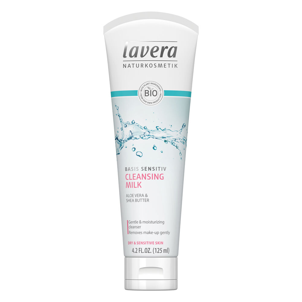 Lavera Basis Sensitiv Latte Detergente Viso 125 ml, , large