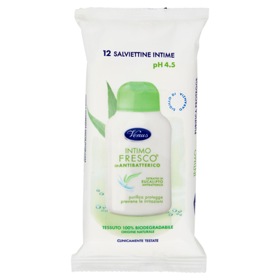 Venus Intimo Fresco Salviettine Intime 12 Pezzi