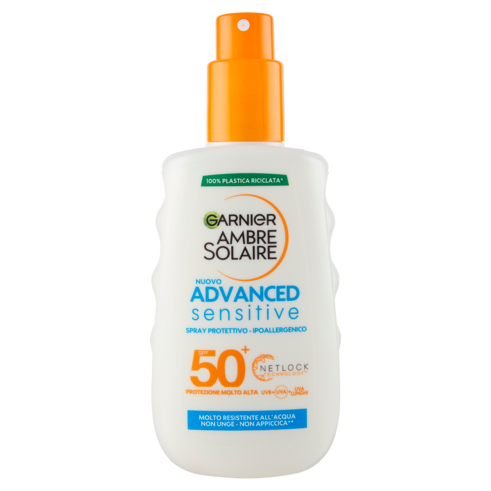 Ambre Solaire Advanced Sensitive Adulti Spray 200 ml, , large
