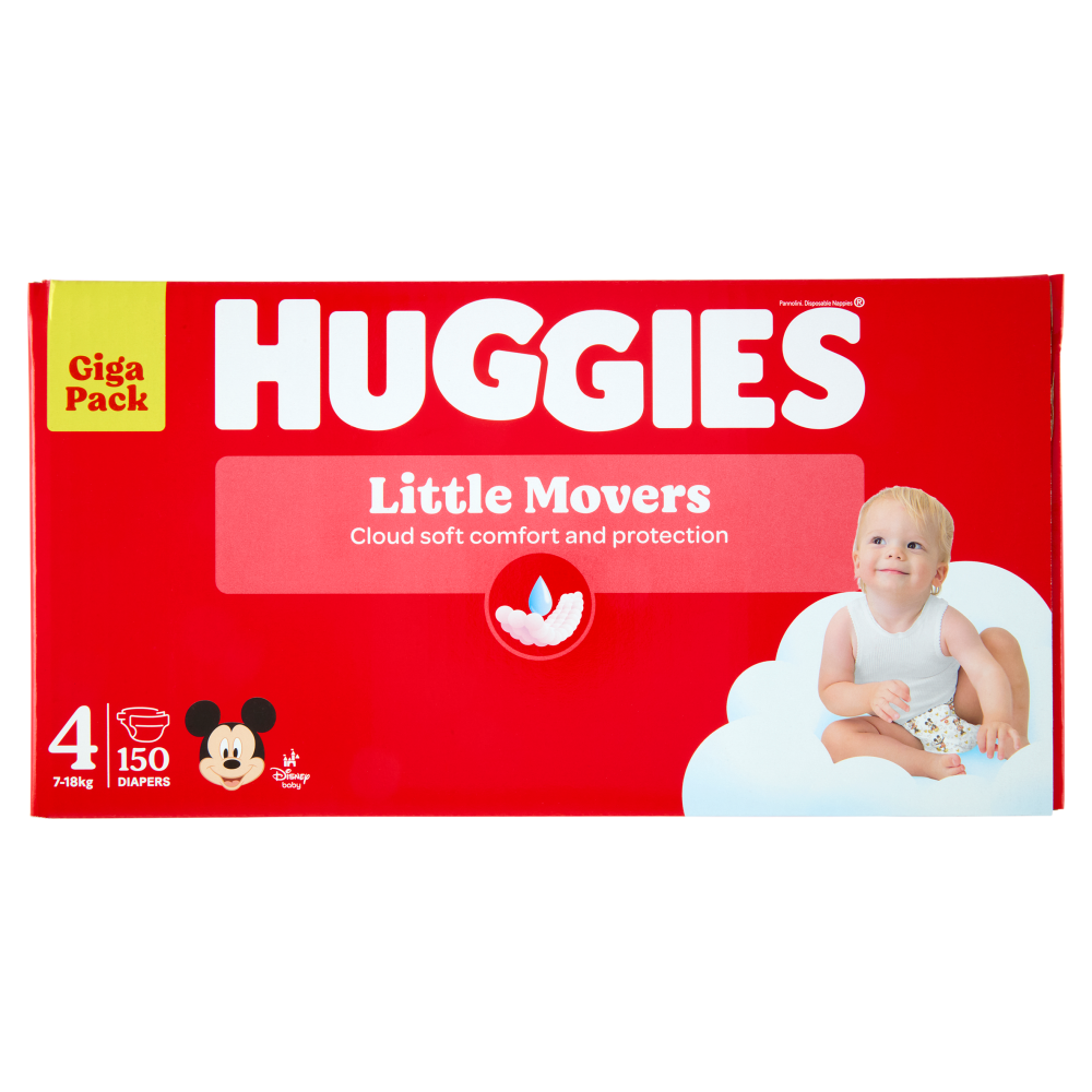 Huggies Pannolini Ultra Comfort Taglia 4 150 Pezzi, , large