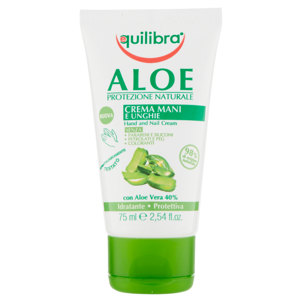 Equilibra Srl Equilibra Aloe Crema Mani E Unghie Idratante Protettiva 75 Ml - Immagine 4