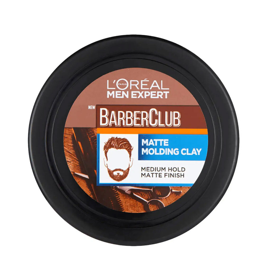 L'Oréal Men Expert Barber Club Matte Molding Clay 75 ml, , large image number null