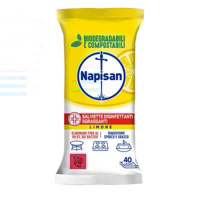 Napisan Igienizzanti Limone 40 Salviette