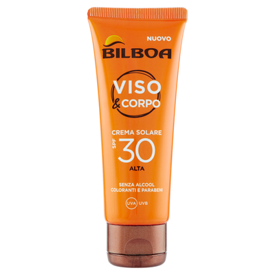 Bilboa Travel Viso & Corpo Crema Solare Spf 30 75 ml