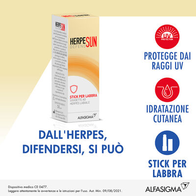 Herpesun Defend Stick Per Labbra 5 ml