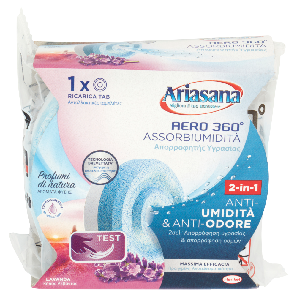 Ariasana Aromatherapy Aero 360° Tab Relax alla Lavanda 450 g - -
