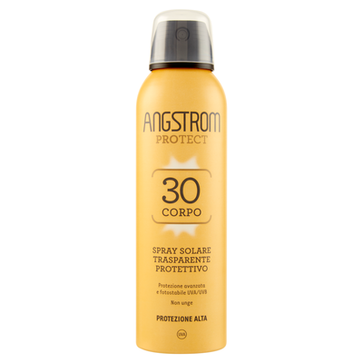 Angstrom Spray Solare Trasparente Protettivo Spf 30 200 ml
