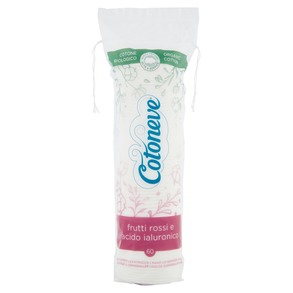 Cotoneve Frutti Rossi e Acido Ialuronico 60 Dischetti, , large