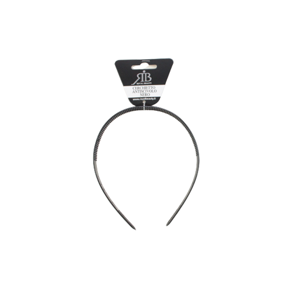 Royal Beauty Cerchietto Antiscivolo Nero, , large