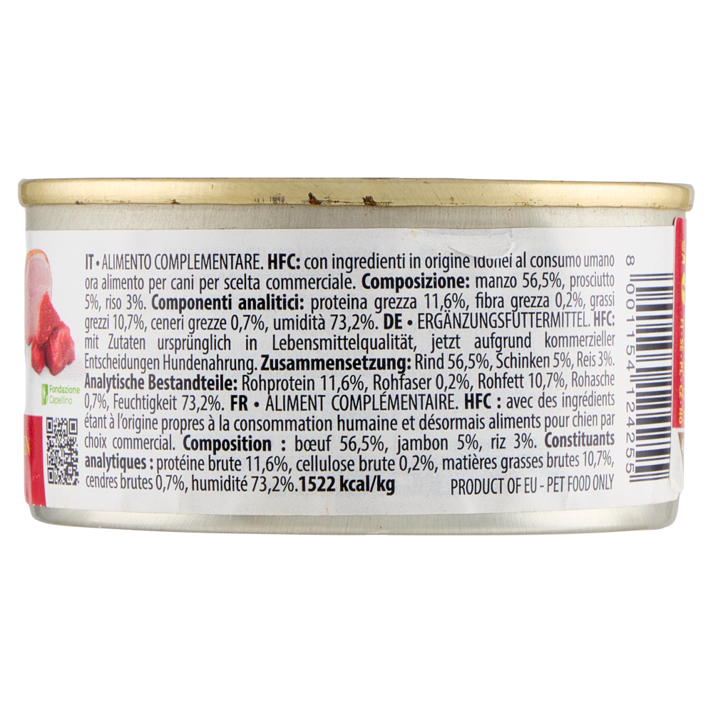 Almo Nature HFC Natural Dog Manzo con Prosciutto 95 g, , large