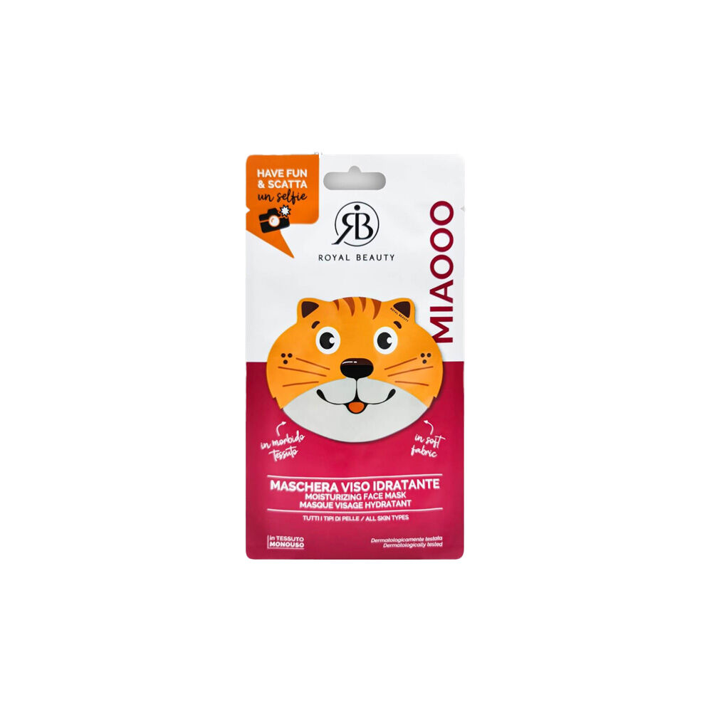 Royal Beauty Maschera Viso Idratante in Tessuto  - Gatto, , large