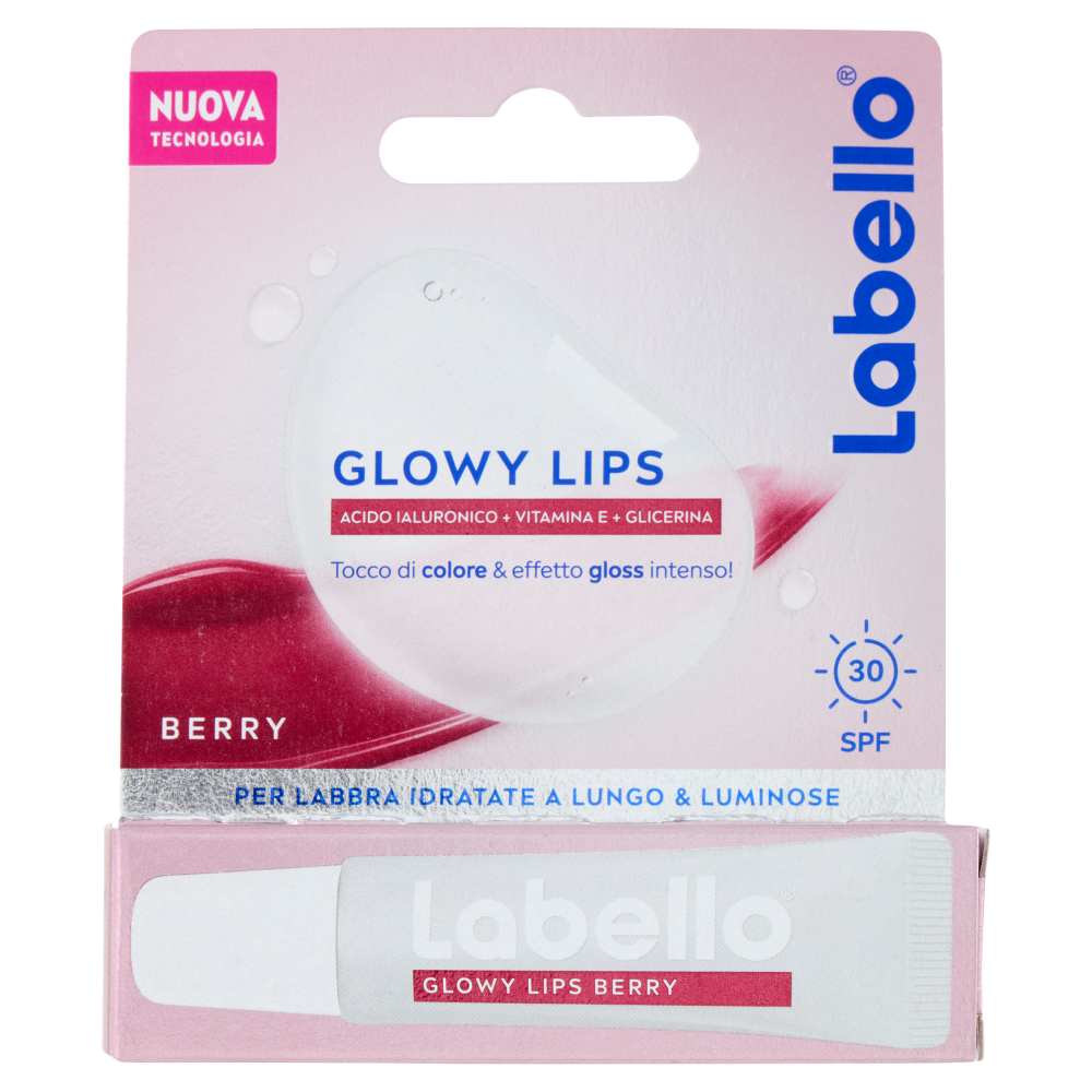 Labello Glowy Lips SPF 30 Berry 10 ml, , large