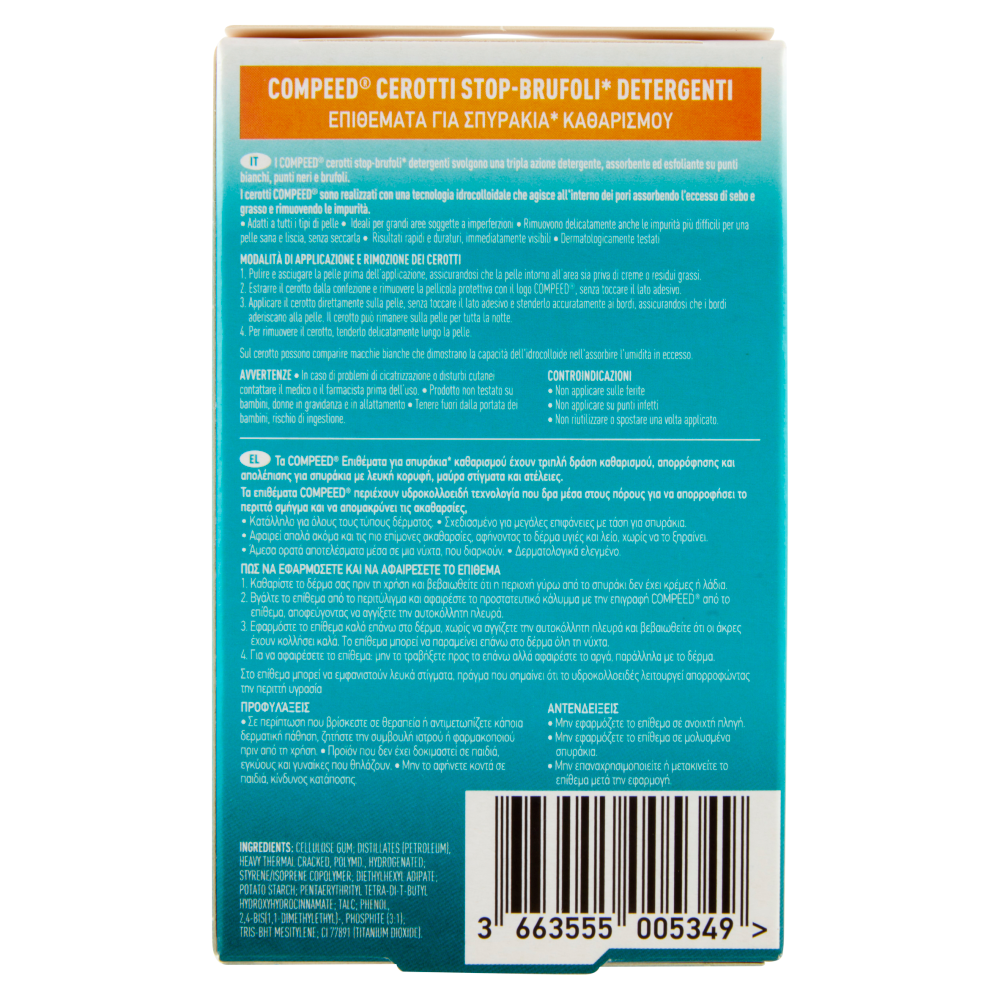 Compeed Cerotti Stop-Brufoli Detergenti 7 Pezzi, , large