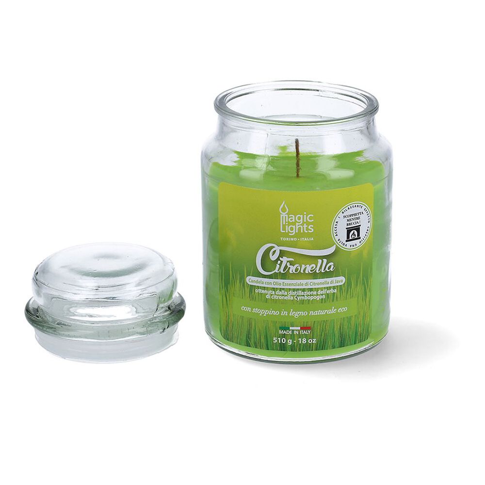 Magic Lights Candela alla Citronella in Barattolo da 510ml, , large