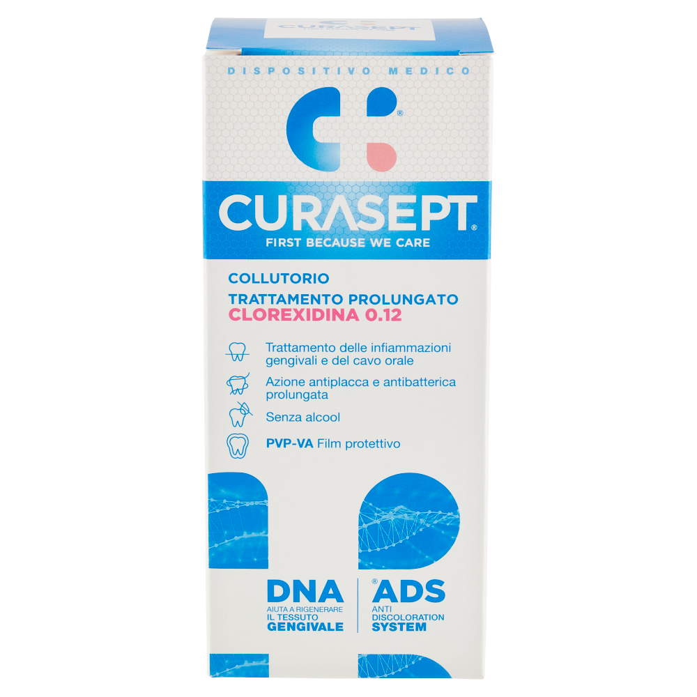 Curasept Collutorio Trattamento Prolungato Clorexidina 0.12 200 ml, , large