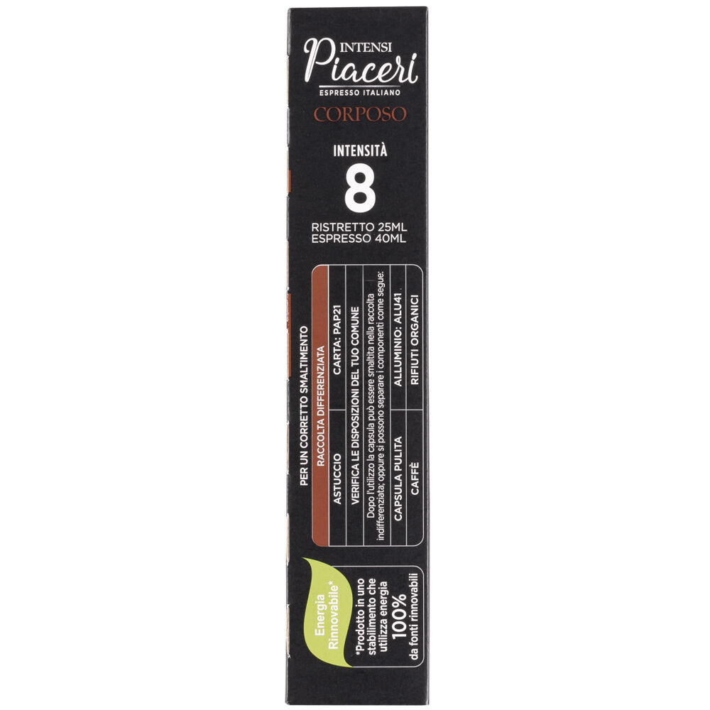 Intensi Piaceri Caffé Corposo Intensità 8 10 Capsule, , large