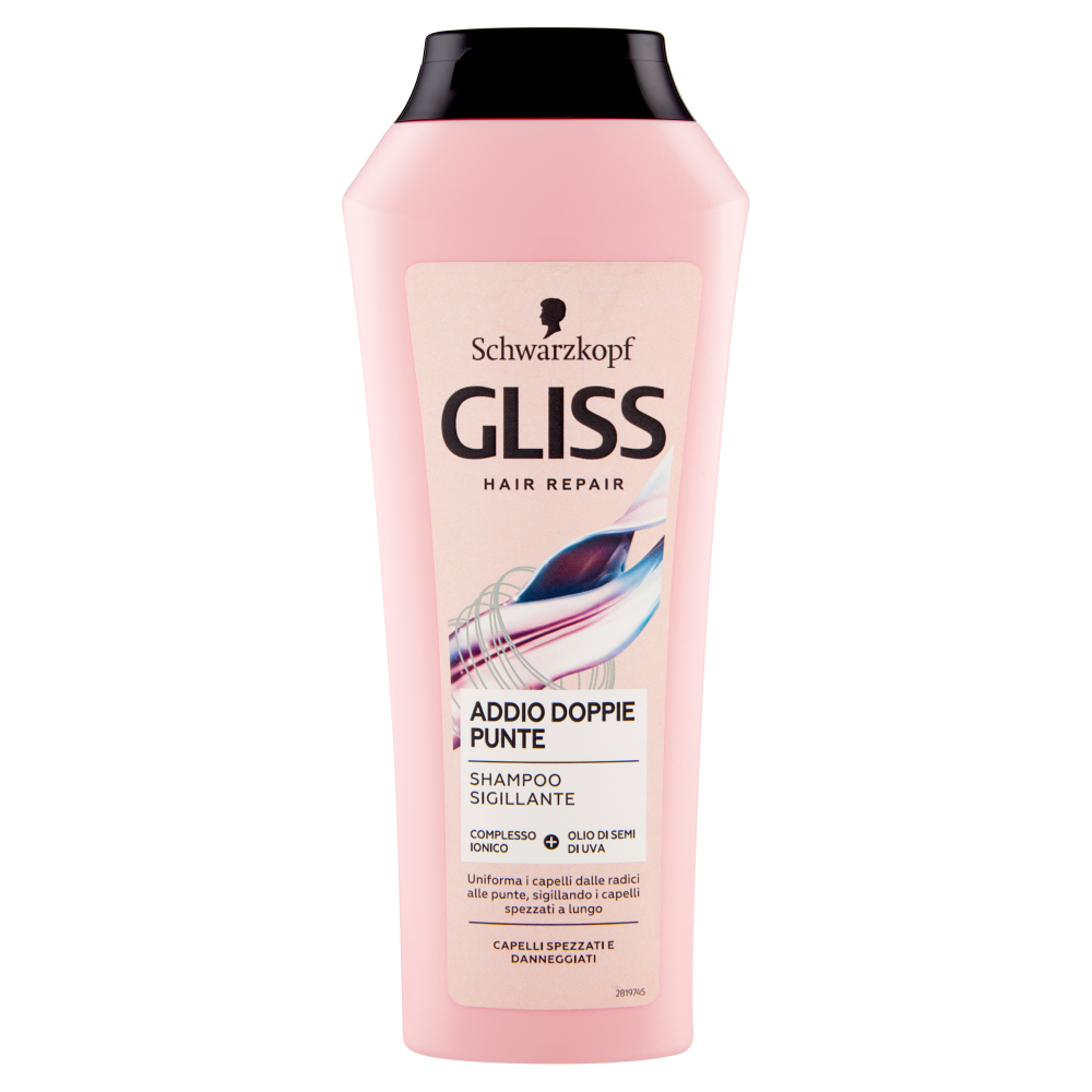 Gliss Hair Repair Addio Doppie Punte Shampoo Sigillante 250 ml, , large