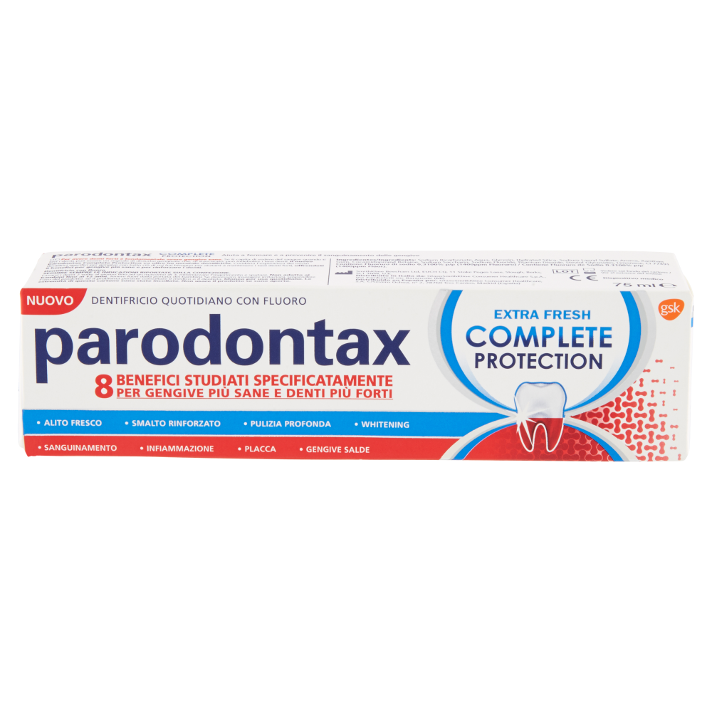 PARODONTAX Complete Protection Extra Fresh - Dentifricio Per Denti E Gengive Sane 75 Ml - Immagine 3