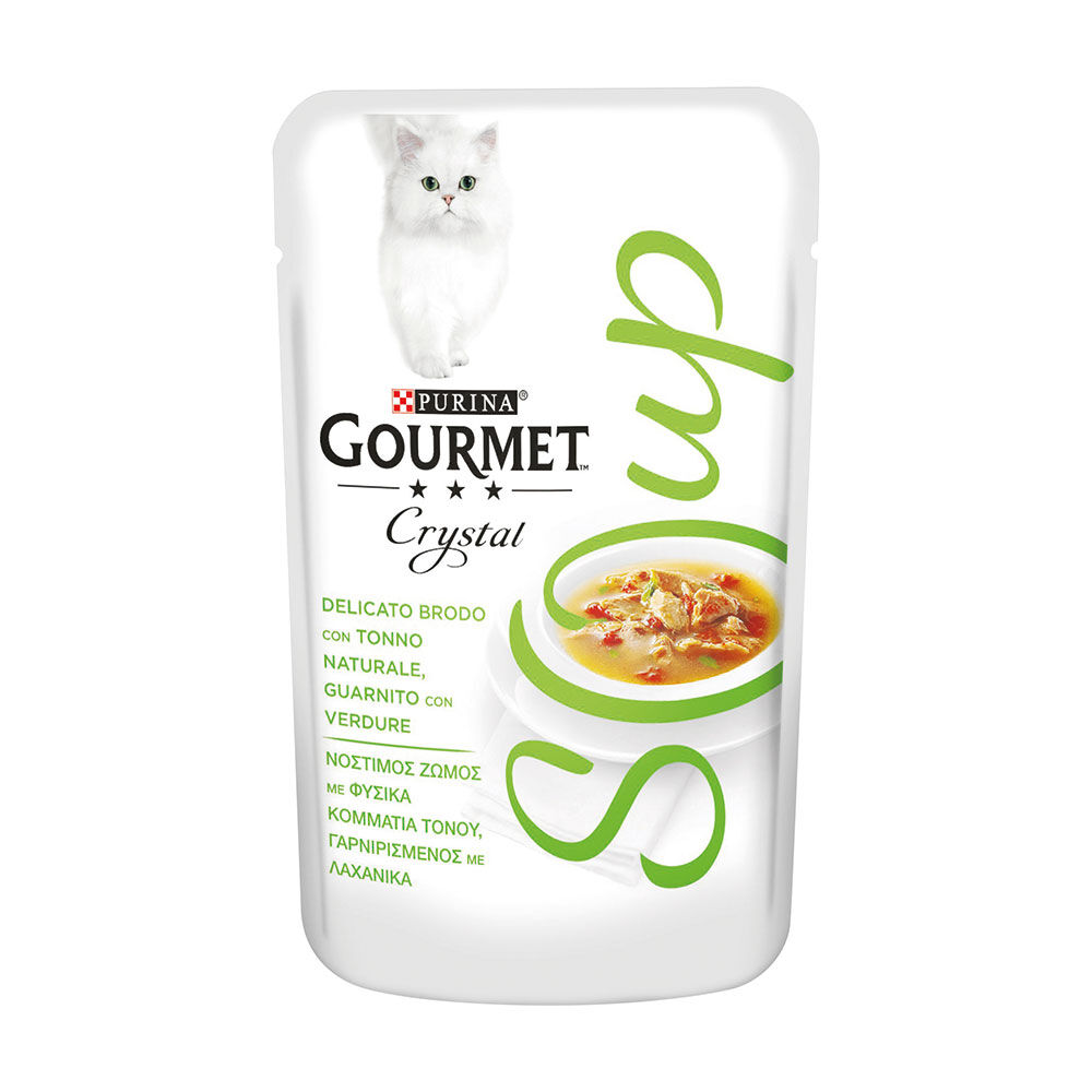 Gourmet Soup Delicato Brodo con Tonno Naturale, e Verdure 40 g, , large image number null