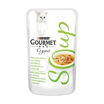 Gourmet Soup Delicato Brodo con Tonno Naturale, e Verdure 40 g
