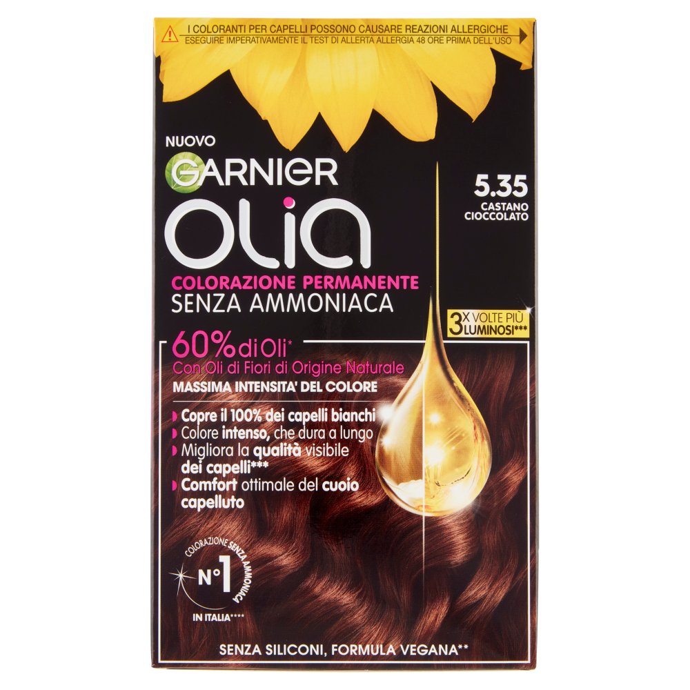 Garnier Olia Colorazione Permanente Castano Cioccolato 5.35 - -