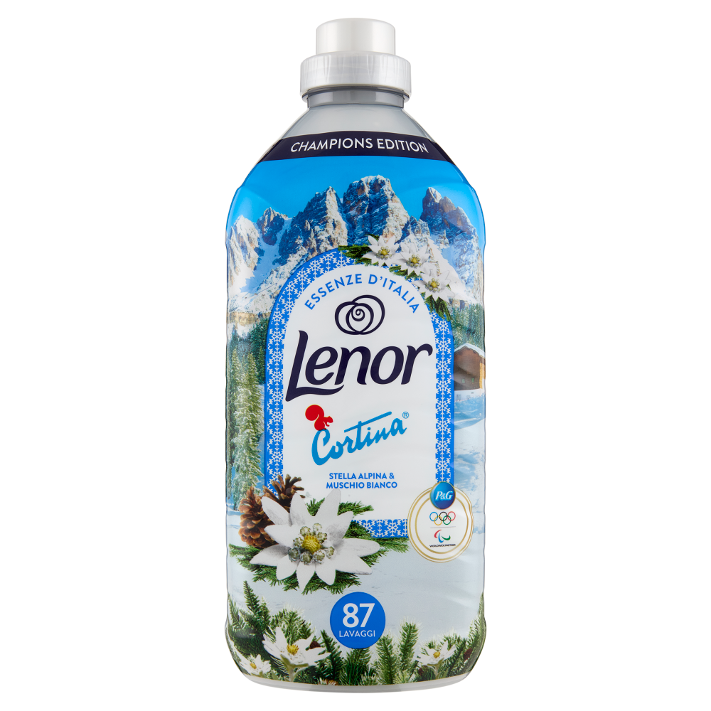 Lenor Essenze d'Italia Cortina Ammorbidente Concentrato Stella Alpina Muschio Bianco 87 Lavaggi - -