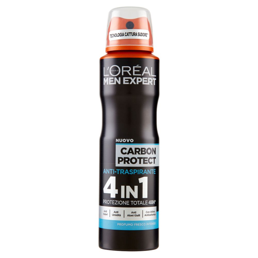 L'Oréal Men Expert Carbon Protect 4 in 1 Spray 150 ml, , large