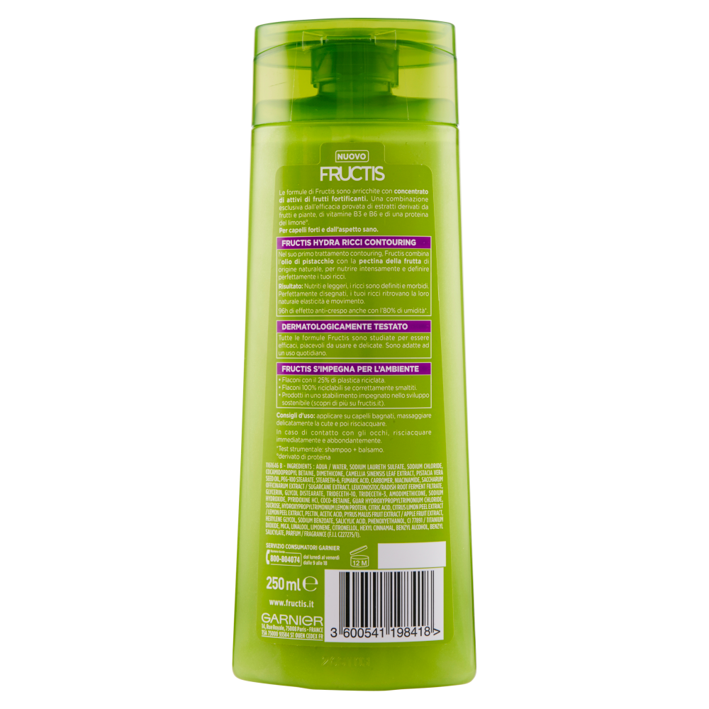 Fructis Hydra Ricci Contouring Shampoo 250ml, , large