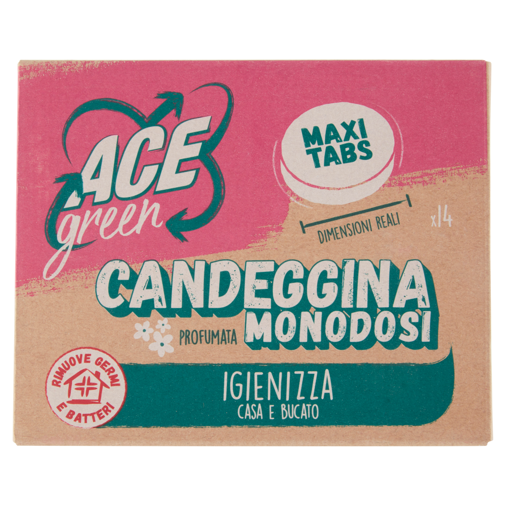 Ace Green Candeggina Profumata Monodosi 14 Tabs, , large