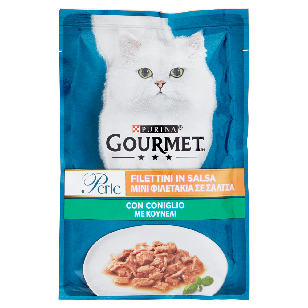 Gorumet Perle Filettini in Salsa con Coniglio 85 g - -
