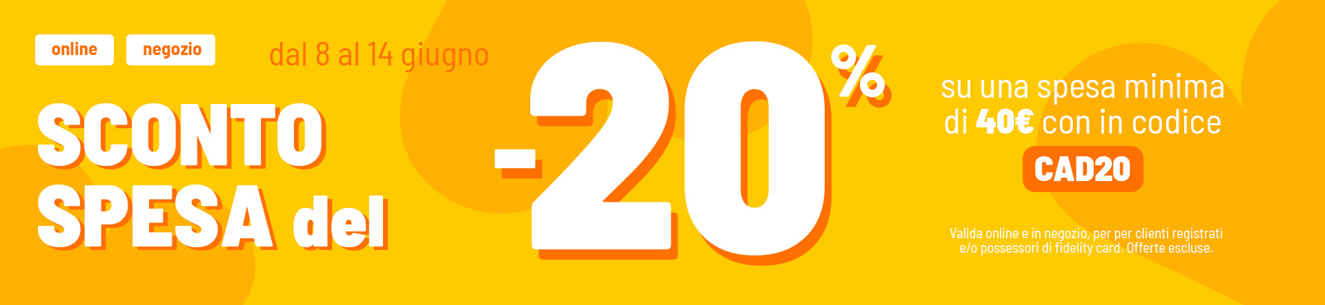 -25% sulla spesa