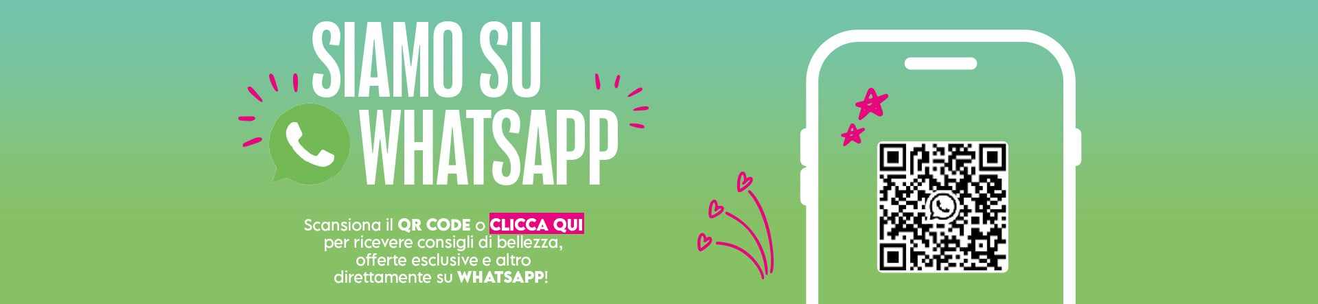 Siamo su Whatsapp!