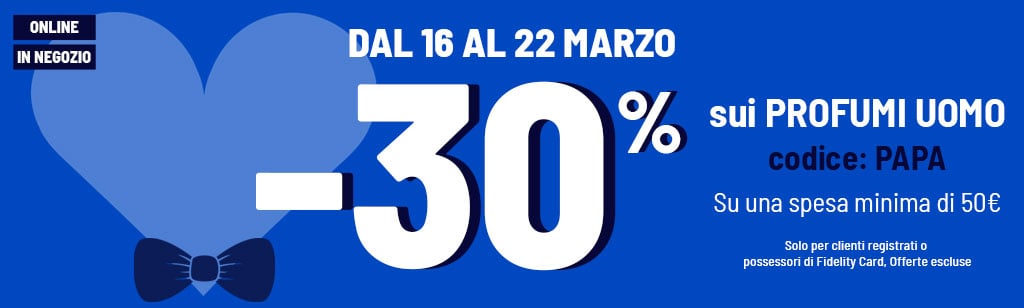 -30% profumi uomo